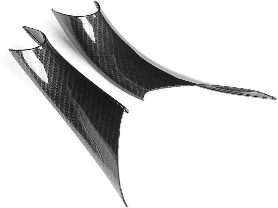 ya 2 8.15 Auto 2pcs Interior Door Pull Handle Cover Trim Carbon Fiber Style for 3 Series 4