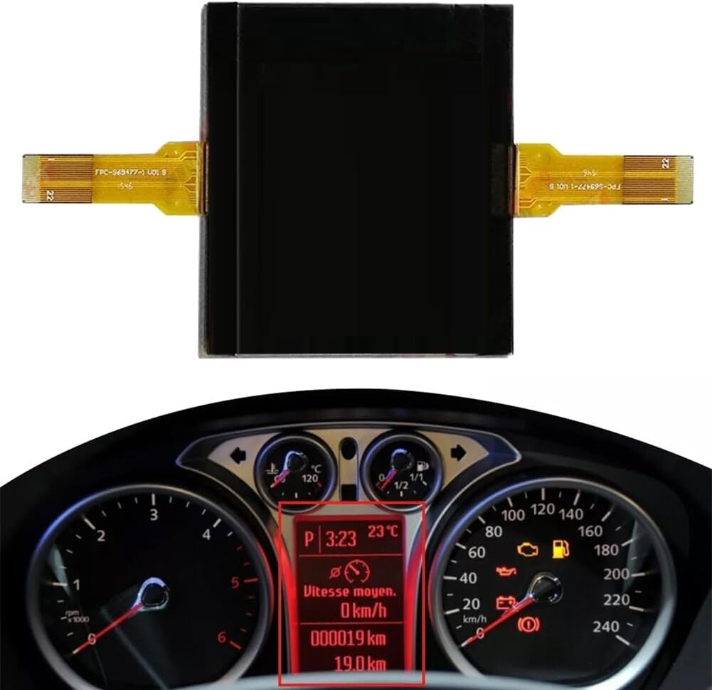 ya 4 8.24 baidi Display for Ford for C-Max for S-Max for Instrument Cluster with 2 Ribbon