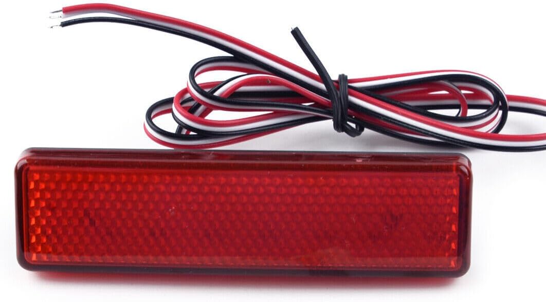 ya 4 8.24 baidi Red Left Right Car Lights Brake Turn Signal Stop Tail Fits Vauxhall for Nissan @