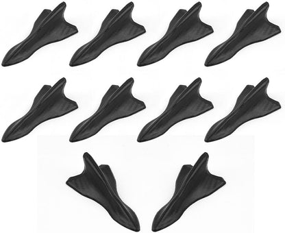 ya 6 8.14 10Pcs Universal Vortex Generator Diffuser Shark Fin Set For Wing Spoiler Perfect