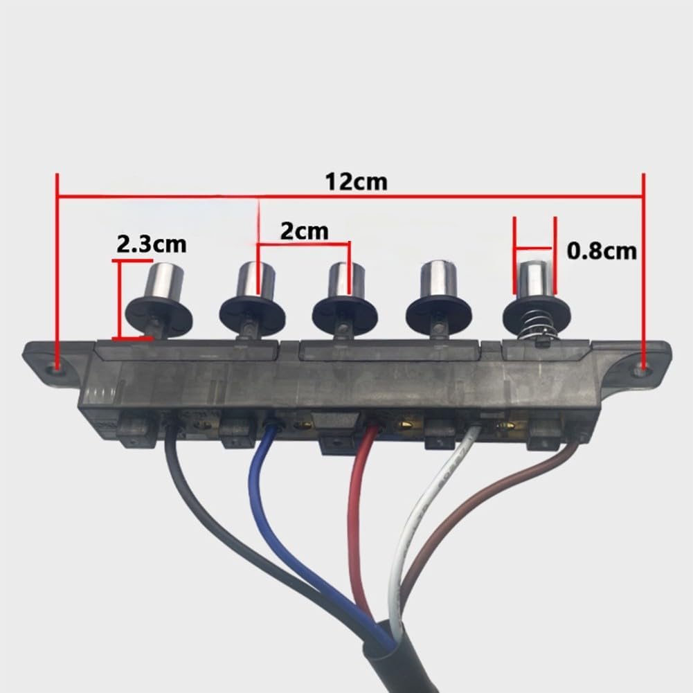 ya 14 9.20 baidi Reliable 5 Button Ran Hood Switch for Safe Control of Kitchen Appliances-1