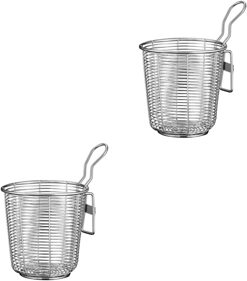 ya 14 9.20 baidi 2 PCS Stainless Steel Colander Hot Pot Strainer Attachment for Noodle-1