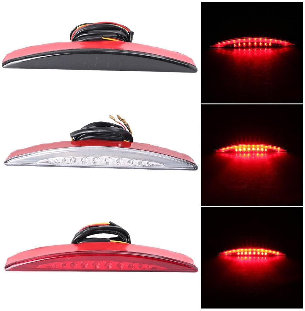 ya 10 9.16 zhengce LED Rear Fender Tip Brake Tail Light Fit For Harley C2010 Dyna Fat Bob FXDF