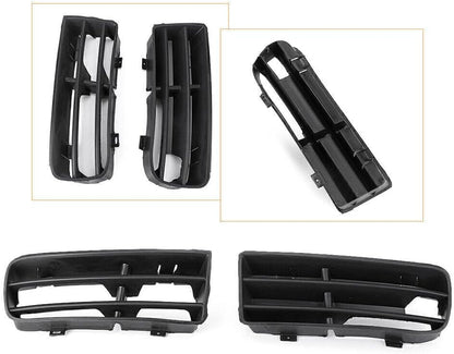 ya 4 8.10 Black Front Lower Corner Bumper Grille for VW for Golf MK4 1997-2006 05 LH+RH Pair