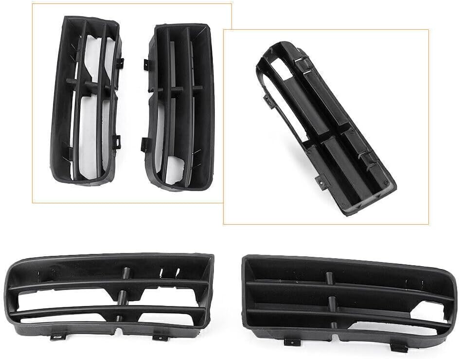 ya 10 9.16 zhengce Black Front Lower Corner Bumper Grille for VW for Golf MK4 1997-2006 05 LH+