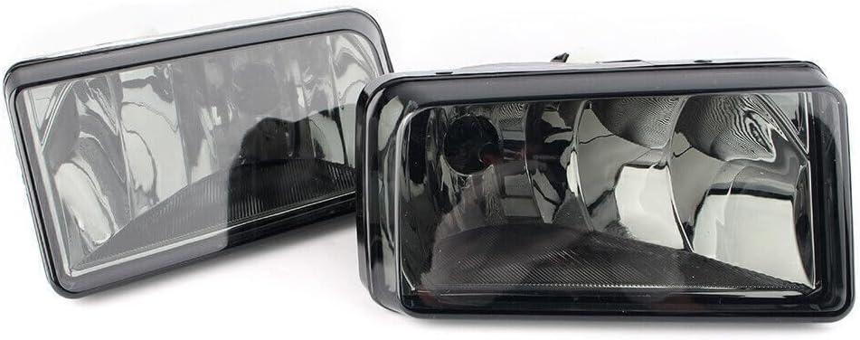ya 4 8.8 2pcs Bumper Fog Driving Light Lamp Fits Silverado 1500 2500 3500 2007-2013 Smoke