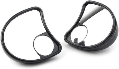 ya 2 8.15 Fairing Mount Mirrors Blind Spot Side Mirror Fit for Harley Batwing Touring 96-2013