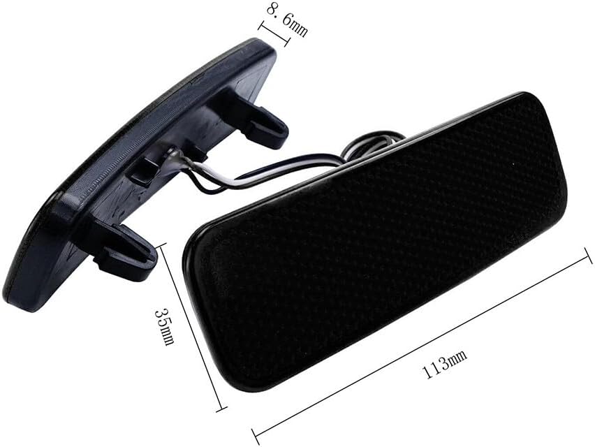 ya 13 9.15 baidi LED Rear Bumper Reflector Tail Light Lamp For for Ford Transit MK8 Connect 2013-2020