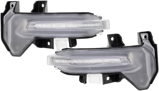 ya 4 8.10 Dynamic Amber LED Clear Lens Side Mirror Signal Lights for 2022-2024 for Toyota Tundra 