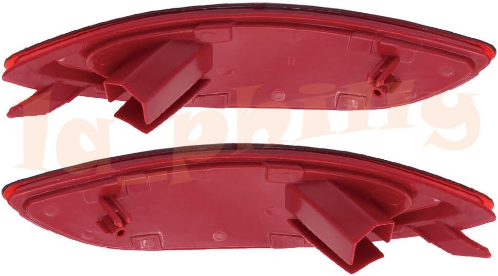 ya 27 10.13 baidi Rear LH&RH Side Red Bumper Light Lamp Reflector for Hyundai Accent i25 2012-2016