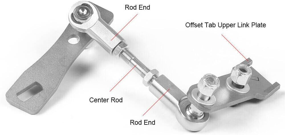 ya 10 9.16 baidi Transfer Case Linkage Kit Stainless Steel for Jeep Cherokee XJ Comanche MJ 86-01