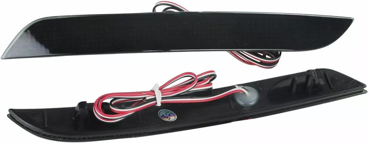 ya 13 9.15 baidi For for BMW F32 F33 4-Series 2012-16 Pre-LCI Smoke Rear Bumper Reflector Tail Lights