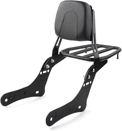 ya 6 8.14 Sissy Bar Luggage Rack Backrest Pad for Kawasaki Vulcan S 650 VN650 2015-2023