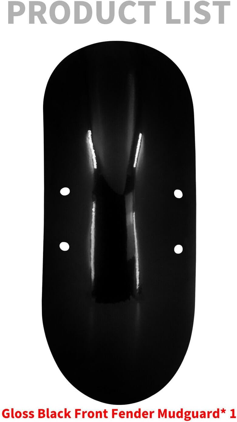 ya 23 10.7 baidi Glossy Black Motorcycle Front Fender Cover for Harley 48 Forty Eight 10+-
