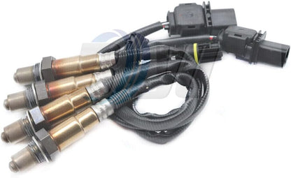 ya 9 10.24 Oxygen Sensor up + Downstream for Mercedes-Benz c300 2008-2012 e550 2011 4pcs