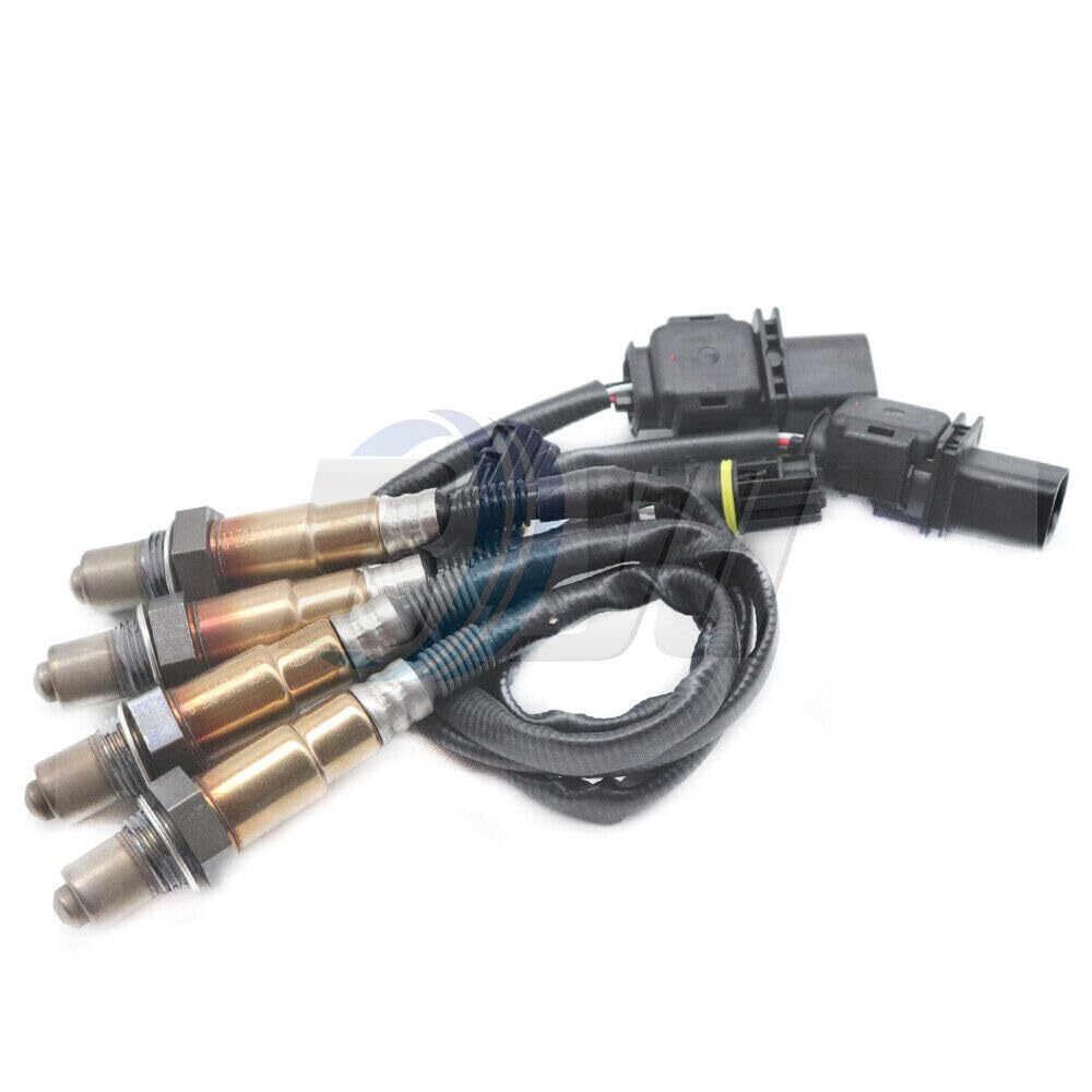 ya 4 8.8.2 Oxygen Sensor up + Downstream for Mercedes-Benz c300 2008-2012 e550 2011 4pcs