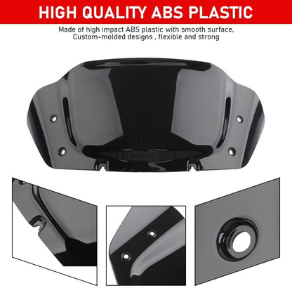 ya 23 10.7 baidi 10 Motorcycle Front Windshield for Harley Street Glide FLHX/I Models 23 -Later