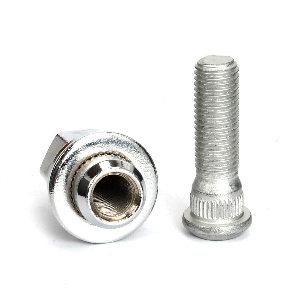 ya 10 9.16 baidi 2X Wheel Lug Stud +Nut 90942-02049 90942-01058 for Toyota for Sienna for Lexus SC300 New