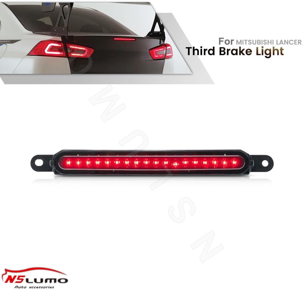 ya 4 8.10 LED 3rd Center High Mount Stop Brake Light for 2008-2016 for Mitsubishi Lancer Galant 