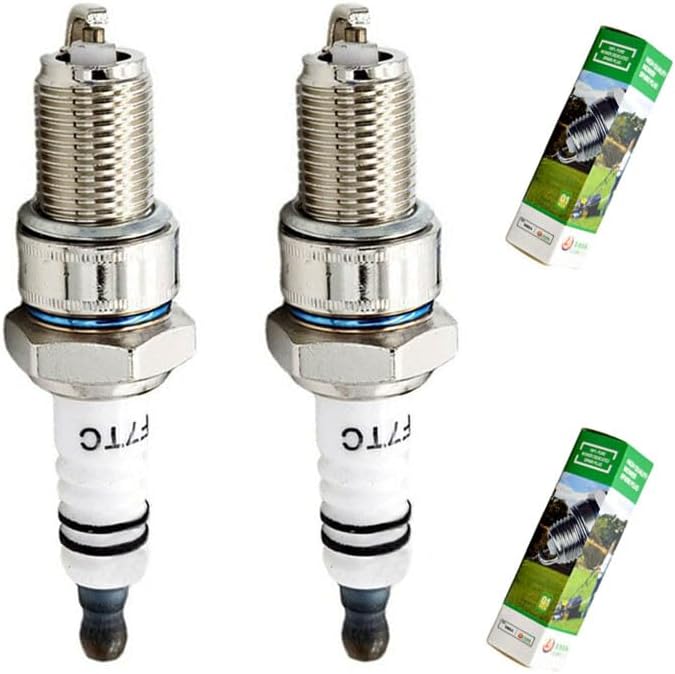 ya 26 10.21 baidi 2PCS F7TC Gasoline nerator Spark Plug Four Stroke Gasoline Micro Spark Plug-2