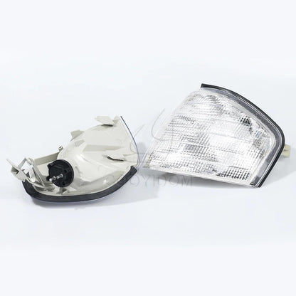 ya 11 9.14 baidiPair Led Lamps Mirror Corner Lights for Mercedes-benz C Class W202 1994-2000