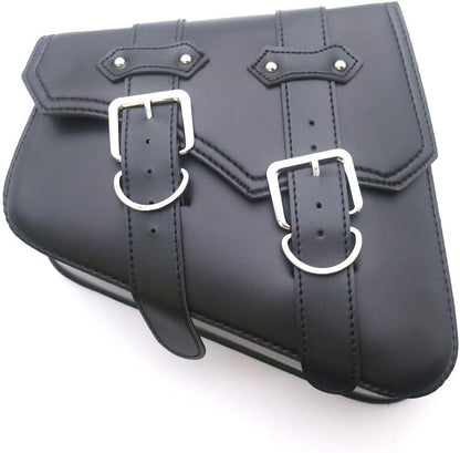 ya 11 9.14 baidiBlack False Leather Left side Saddlebag Saddle Bag for Harley Sportster XL883