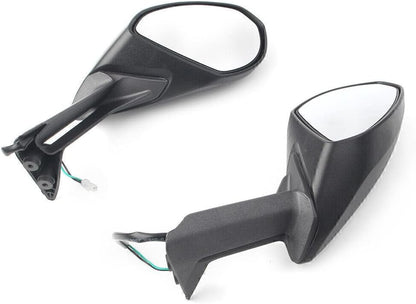 ya 2 8.15 2pcs Turn Signal Light Rear View Mirrors Fit for Ducati 1299 Panigale S 15-16