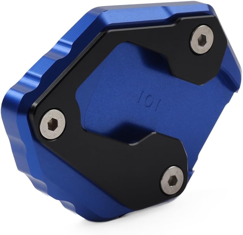 ya 5 8.24 baidi Side Stand Enlarge KickstandExtensionPad for Yamaha MT-09 Tracer9 GT 21-23 Blue