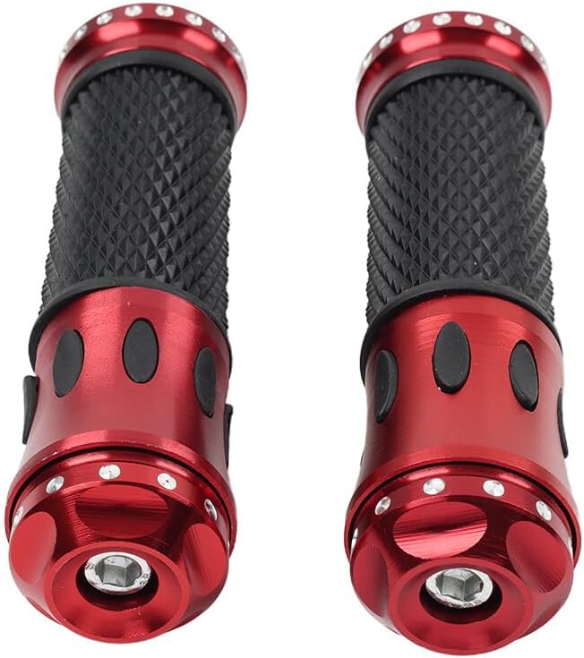 ya 11 9.14 baidi7/8 Motorcycle Handlebar Handle Bar Hand Grips for Honda for Yamaha for Suzuki red