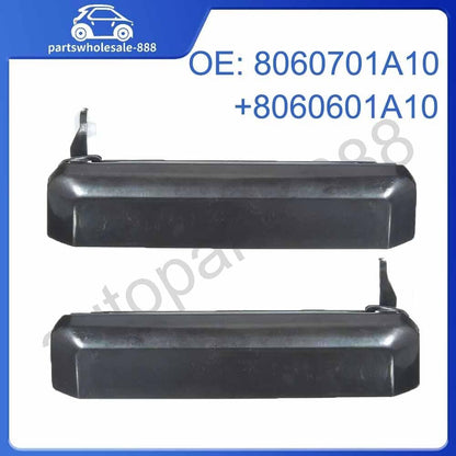 ya 2 8.15 Pair of Exterior Door Handles for 95-97 for Nissan Pickup 1986-1994 D21 Left Front 