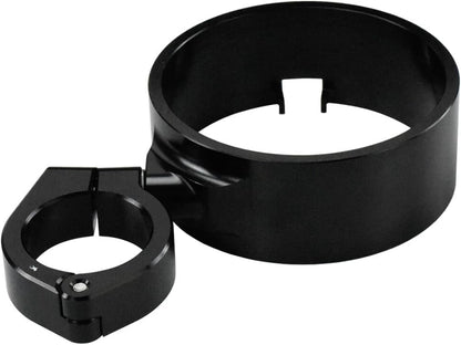 ya 4 8.14 Front Indicator Handlebar Clamp Cover + Side Speedometer Bracket Fit for Harley