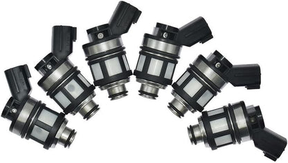 ya 10 9.16 baidi 6PCS Fuel Injector JS23-1 16600-5S700 for Nissan Frontier Xterra 2001-2004 3.3L