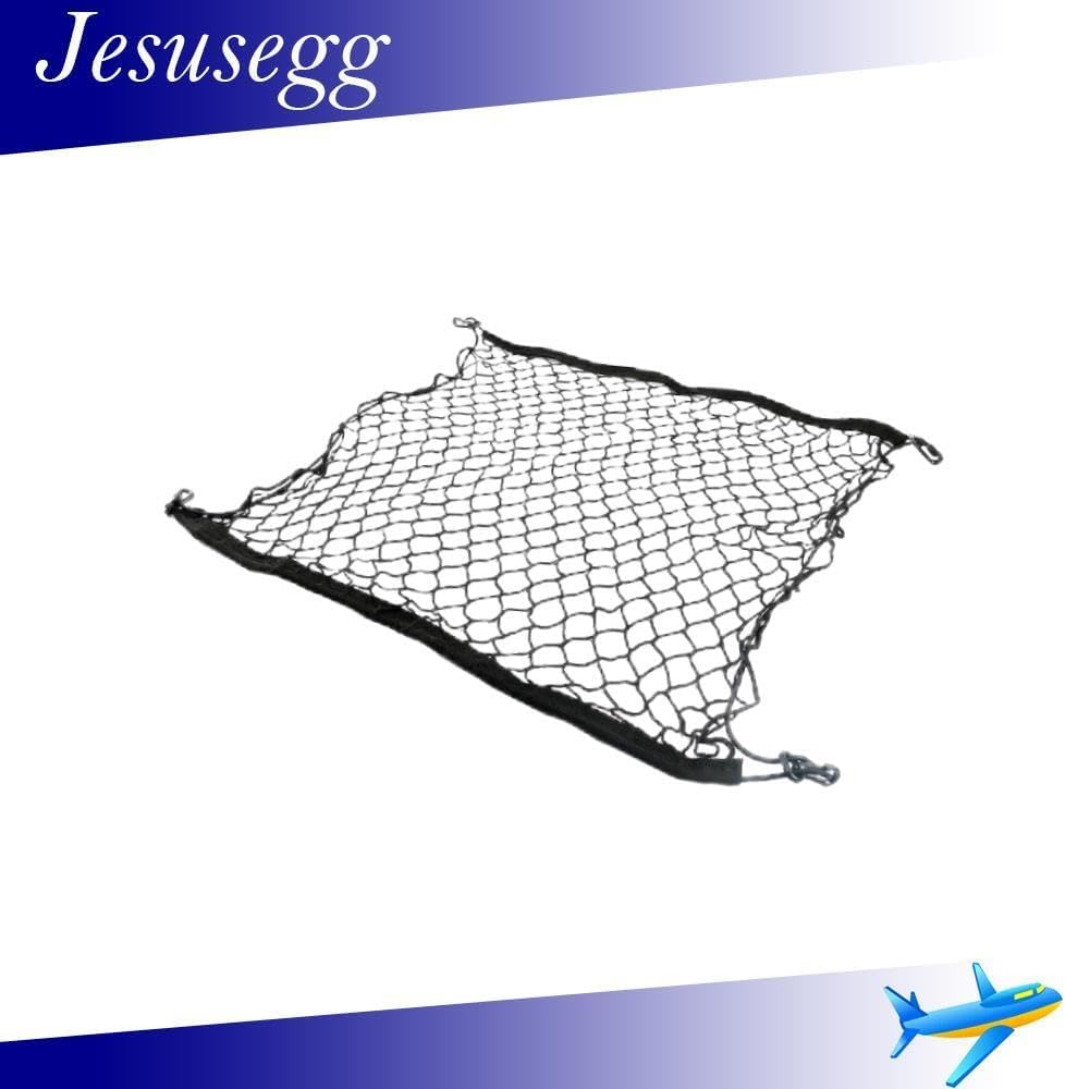 ya 2 8.15 Net Mesh Storage Organizer Bag Pocket Cage Black for Universal Car Trunk Cargo