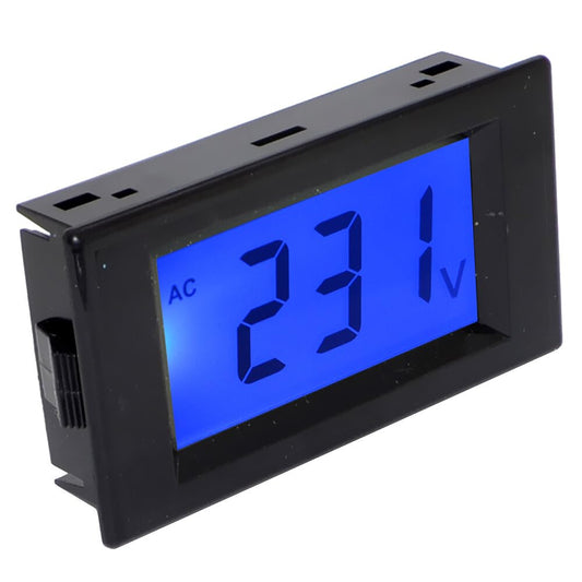 ya 16 10.20 baidi Digital Voltmeter AC 80-500V Blue LCD Voltage Digital Voltage Panel Meter