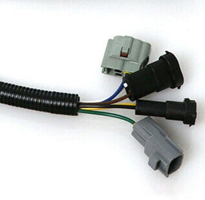 ya 4 8.10 LED headlight conversion harness adapter plug and layout suitable for Toyota Tacoma 2016-20