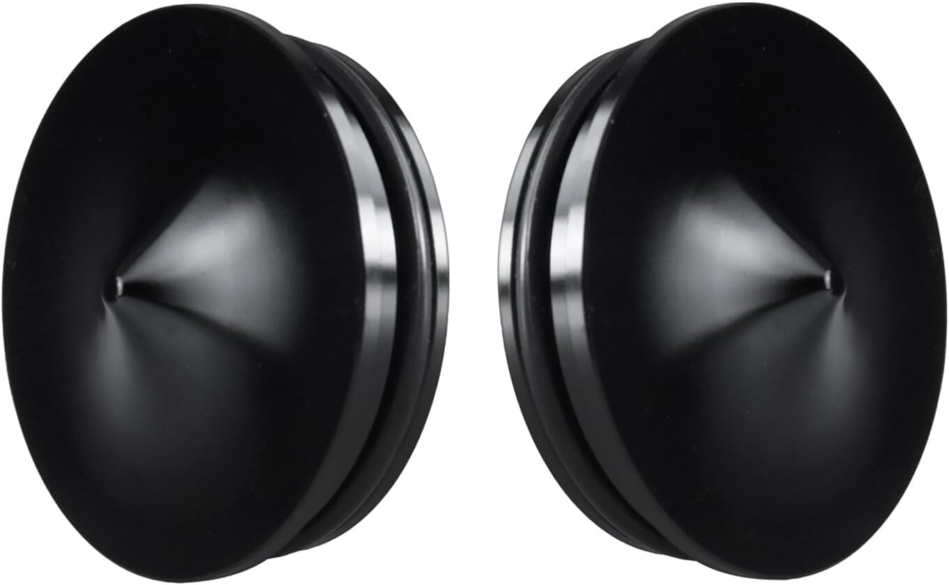 ya 4 8.10 2x Black Swingarm Pivot Cover Cap for Harley Night Street Rod V-Rod VRSC 06-2017