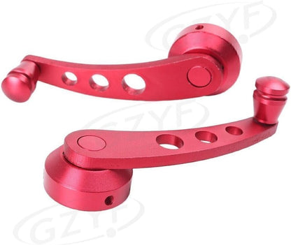ya 12 10.8 baidi Car Window Winder Crank Glass Handle Alu for Mini um Knob Kit Universal Red