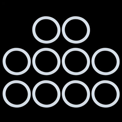 ya 13 9.15 baidi 10PC Silicone O-Rings, 34mm OD, 27mm ID, 3.5mm Width, Seal Gasket White
