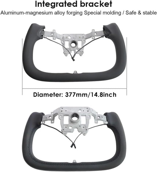 ya 16 10.20 baidi 377mm steering wheel with heated yoke for conversion -