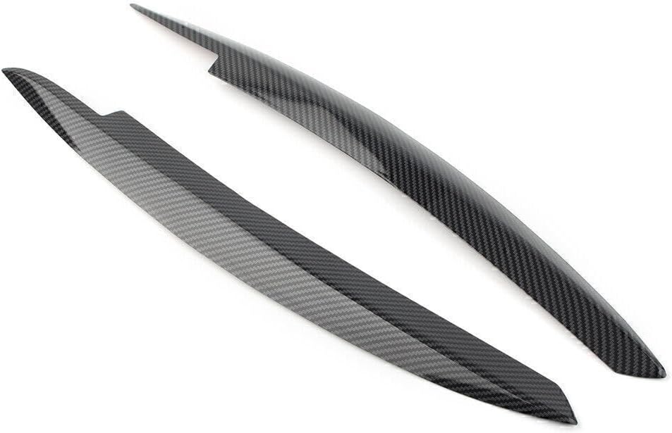 ya 4 8.10 Carbon fiber headlight cover eyelid eyebrow cover eyebrow suitable for VW for Golf VI MK6 08-13
