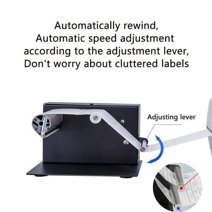 ya 16 10.20 baidi Auto Label Rewinding Machine 220V 20W Barcode Label Two-Way Rewinding Machine