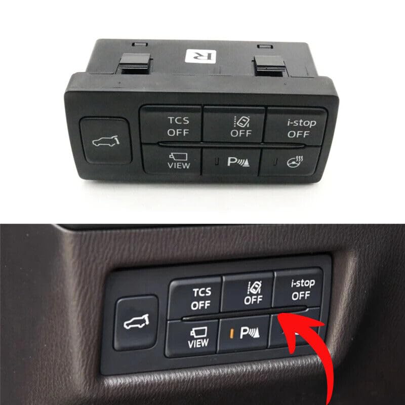 ya 8 8.24 baidi Multi-Function Reverse Radar Warning Button Switch Assembly Suitable for Mazda CX3 CX5