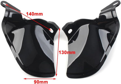 ya 14 9.20 zhengce Reflective Smoke Saddle Shield Air Heat Deflector Fit for Harley Softail 20-1
