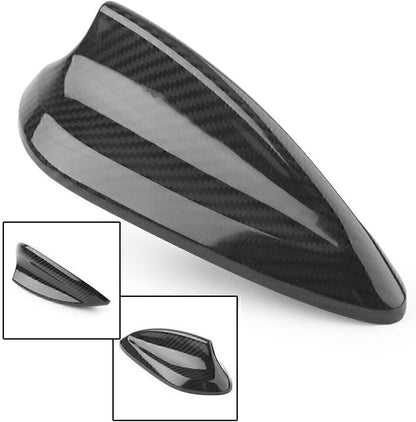ya 4 8.14 Black Carbon Fiber Shark fin Antenna Cover Trim Fit for BMW F15 F26 F20 F21 F16 F85