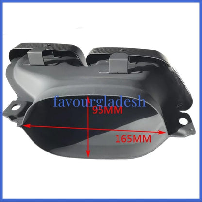 ya 6 8.24 baidi for Mercedes-benz GLC GLE C-Class W205 Akrapovic Carbon Fiber Tip Pipe