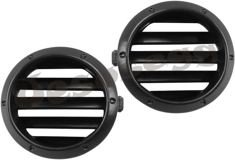 ya 9 10.24 Pair Fog Light Cover Right+Left Side for Toyota Highlander 2004-2007