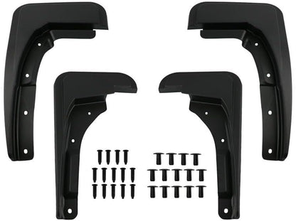 ya 5 8.10 Car Front & Rear Guard Mud Guards Splash Set Black for Ford Maverick 2022-2023
