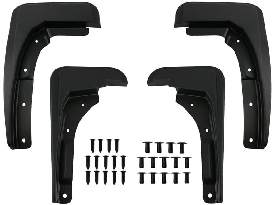 ya 8 8.24 baidi Car Front & Rear Guard Mud Guards Splash Set Black for Ford Maverick 2022-2023