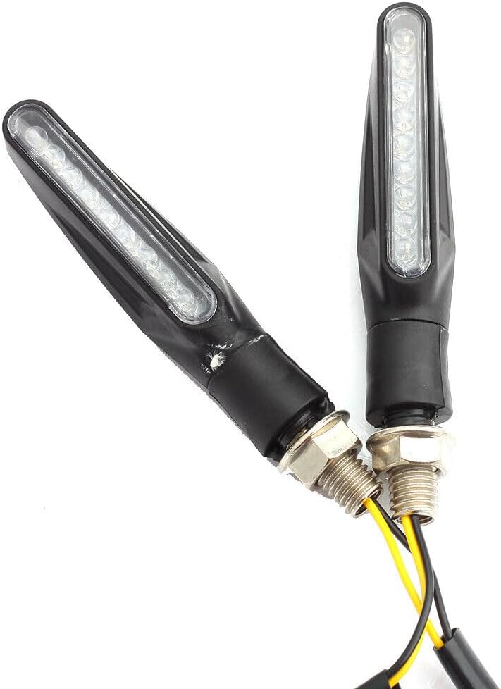 ya 11 9.14 zhengce 4x 9 LED Motorrad Blinker 10mm F¨¹r Quad ATV Roller Licht-Anzeige Blink Univ