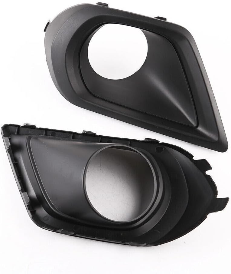 ya 4 8.14 1 Dual Fog Light Bezel Cover for 2014-2016 for Subaru Forester Left + Right Black 